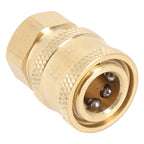 2X Pressure Washer Coupler Brass Fittings 1/4 Inch Quick-Connect