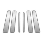 6Pc Chrome Pillar Post Covers for 88-94 Lincoln Continental - P4022