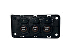 Command Link Triple Engine Start Stop Switch Panel for Yamaha (6X6-82570-F0-00)
