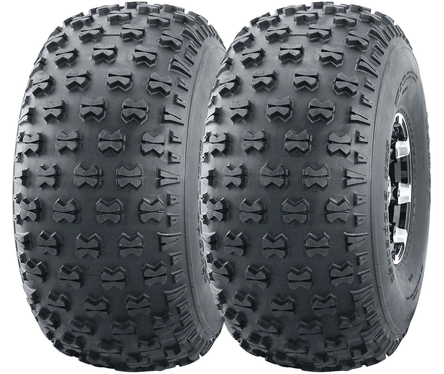 Set of 2 WANDA 25x12-9 ATV UTV Tires 305/65-9 4PR P3030 for John Deere Gator