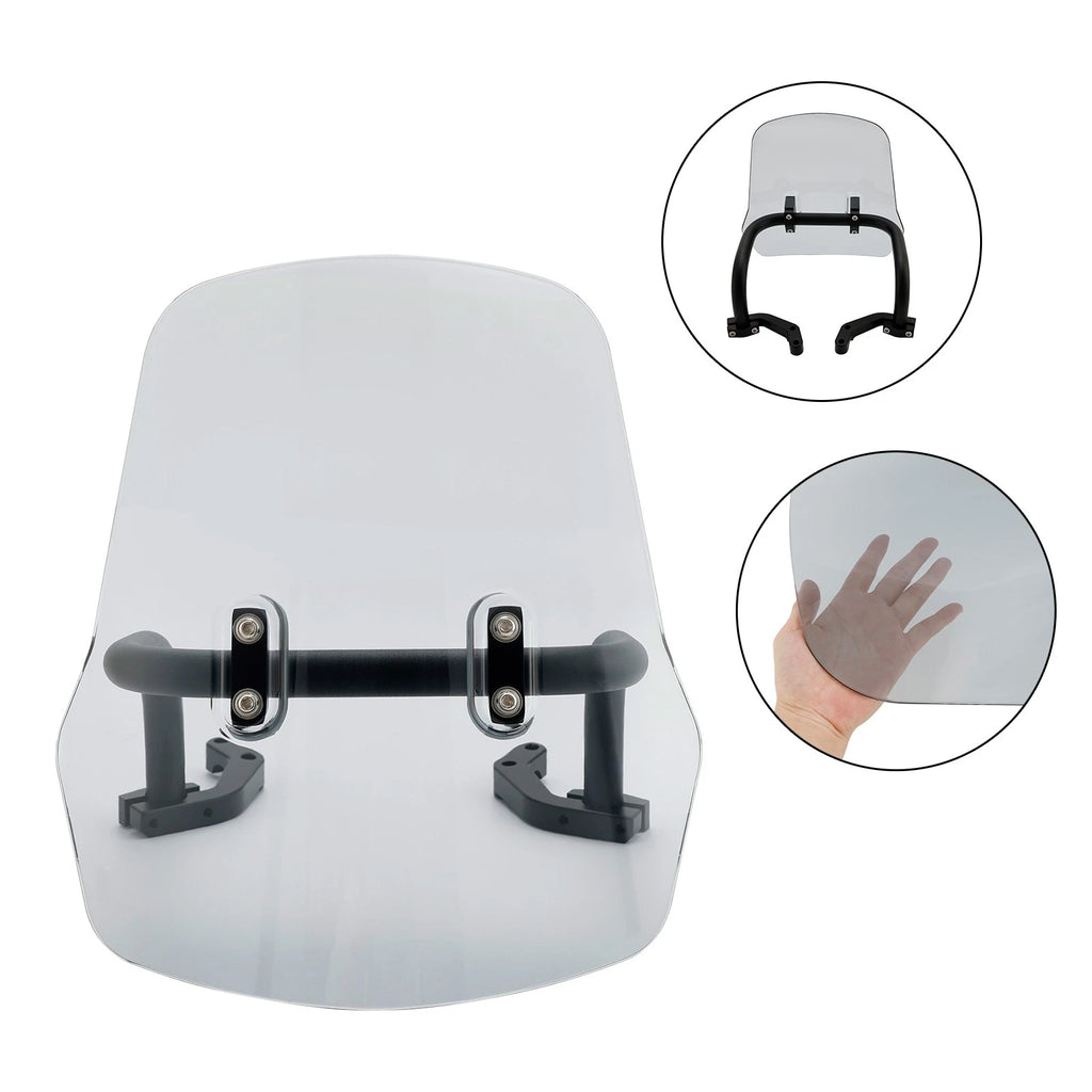 Windshield Windscreen + Bracket for Honda CRF250L/S CRF250M CRF300L (2021–2022)