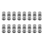 Set of 16 Hydraulic Flat Tappet Lifters for Chevrolet SBC (1960–2002)