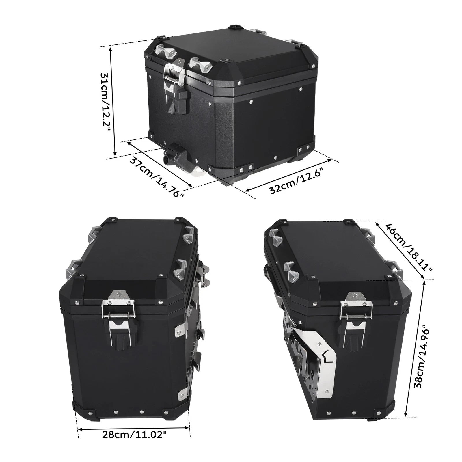 Pack Trunk Saddlebags Pannier Side Case for BMW R1200GS R1250GS F900GS (2013–2023)