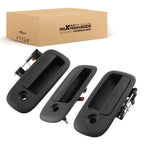 Set of 3 Front Left Right Door Handles for GMC Savana (1996–2009) 15167640 Black