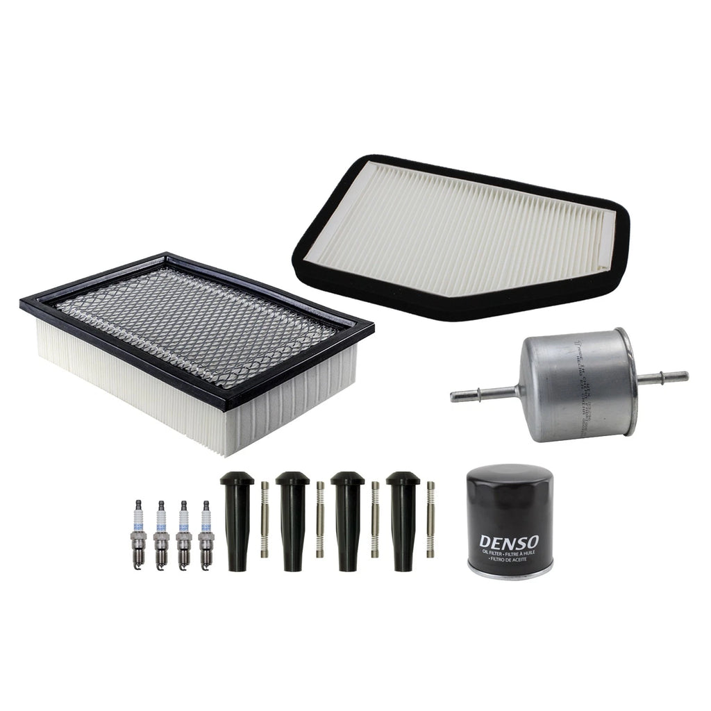 Tune Up Kit 4 Spark Plugs & Boots for Ford Escape Mariner Tribute (2001–2012)