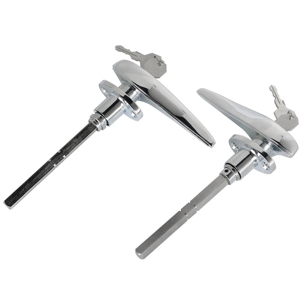 Set of 2 Outside Locking Door Handles for Ford 3 Window (1932-1934)