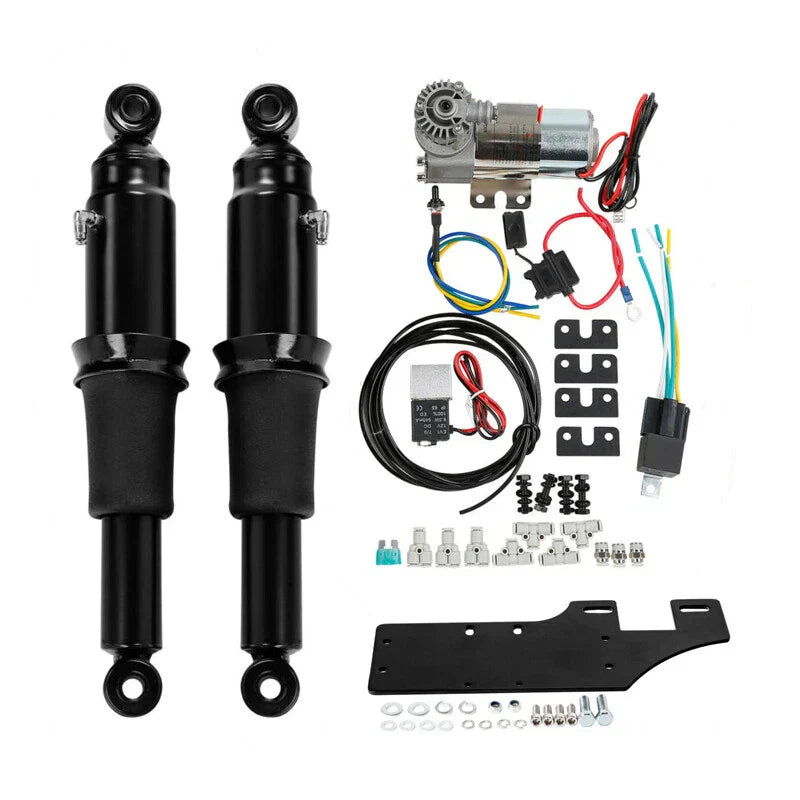 Rear Air Ride Suspension for Harley Touring Street Road King Glide (1994-2025)