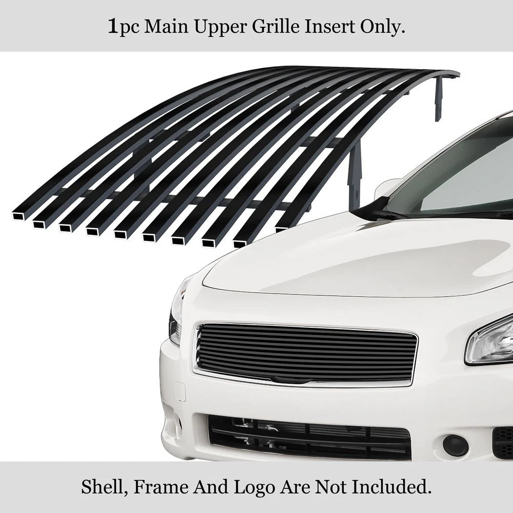 Upper Black Billet Grille Insert for Nissan Maxima (2009-2014)