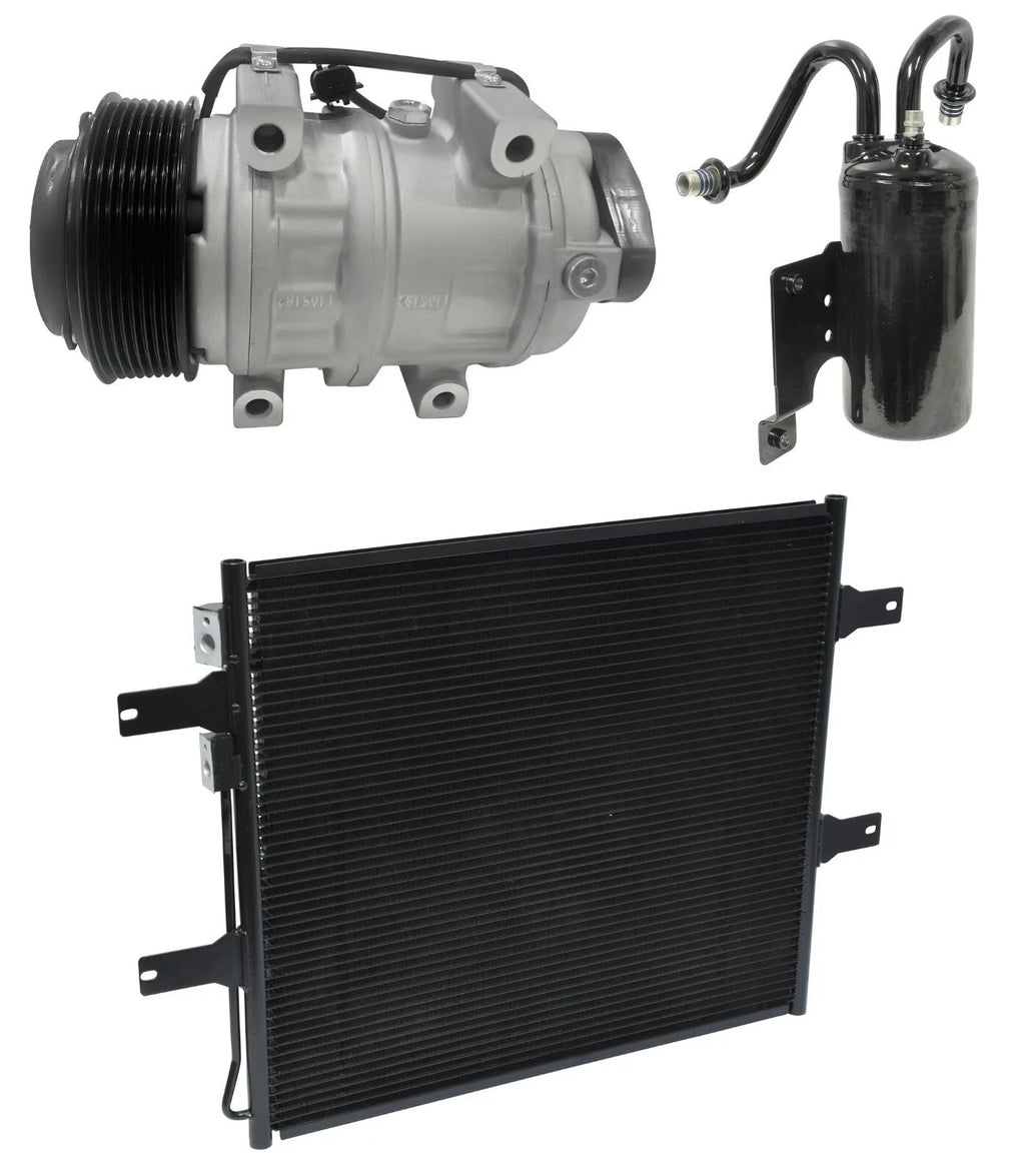 AC Compressor Kit With Condenser for Dodge Ram 2500 5.9L (2006–2008)