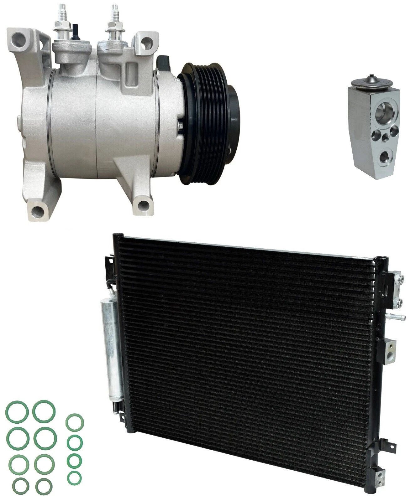 AC Compressor Kit With Condenser for Dodge Charger 3.6L (2013–2013)