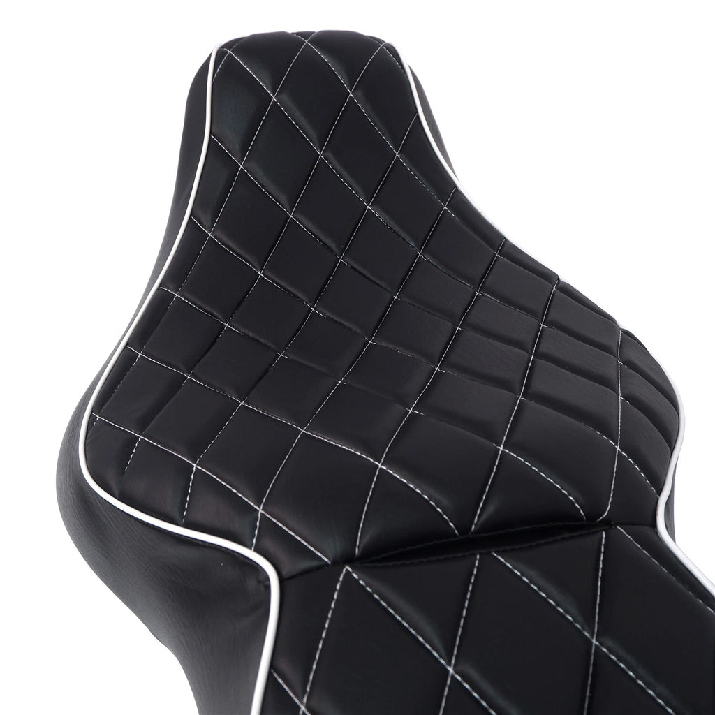 2X Diamond Stitch Seats for Harley Road King (1997–2006)