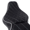 2X Diamond Stitch Seats for Harley Road King (1997–2006)