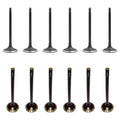 Set of 12 Intake & Exhaust Valves for Mazda B3000, Ford Ranger, Taurus, Windstar