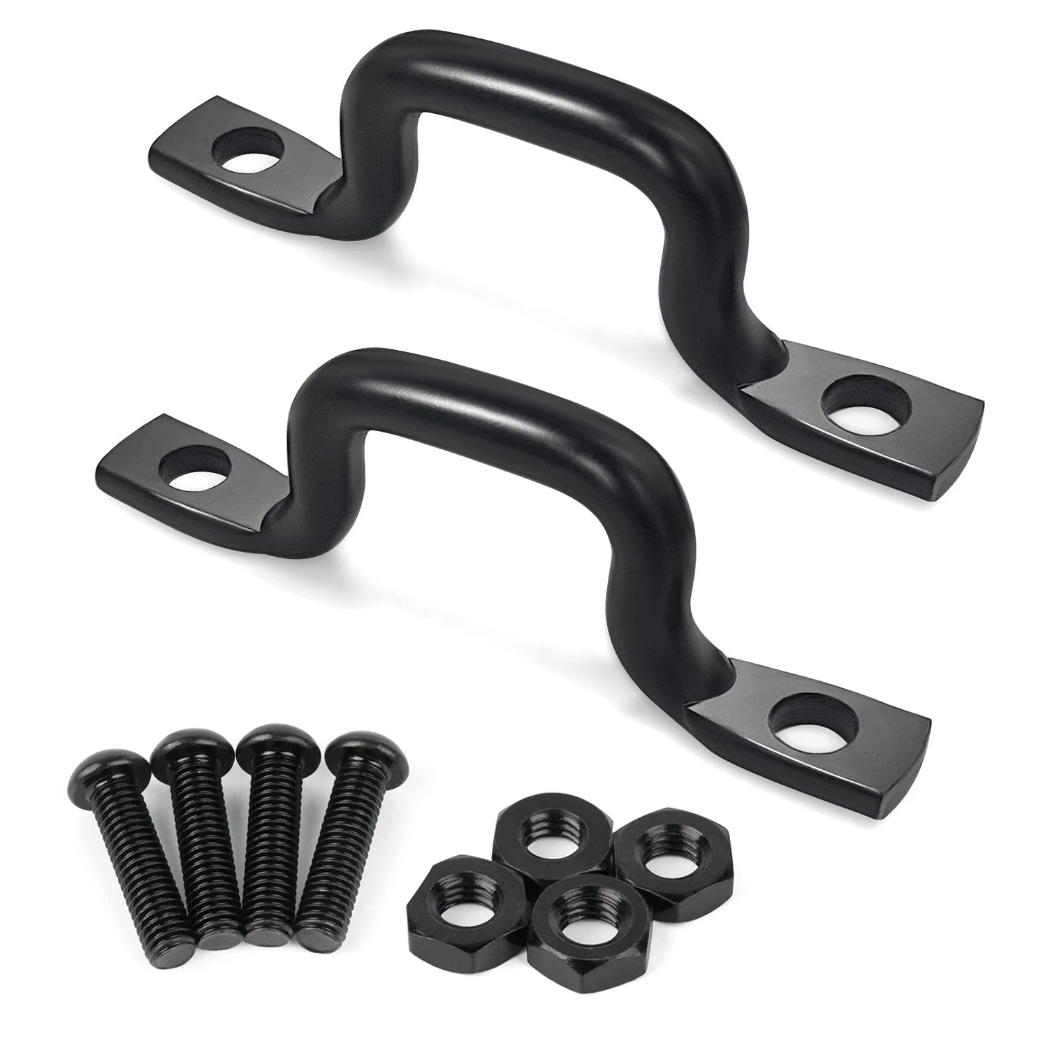 Pair Heavy Duty Rear Truck Bed Rope Hooks for Ford Ranger (2019–2023)