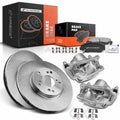 Front Rotors & Ceramic Brake Pads Set for Honda Element CR-V (2003–2011)