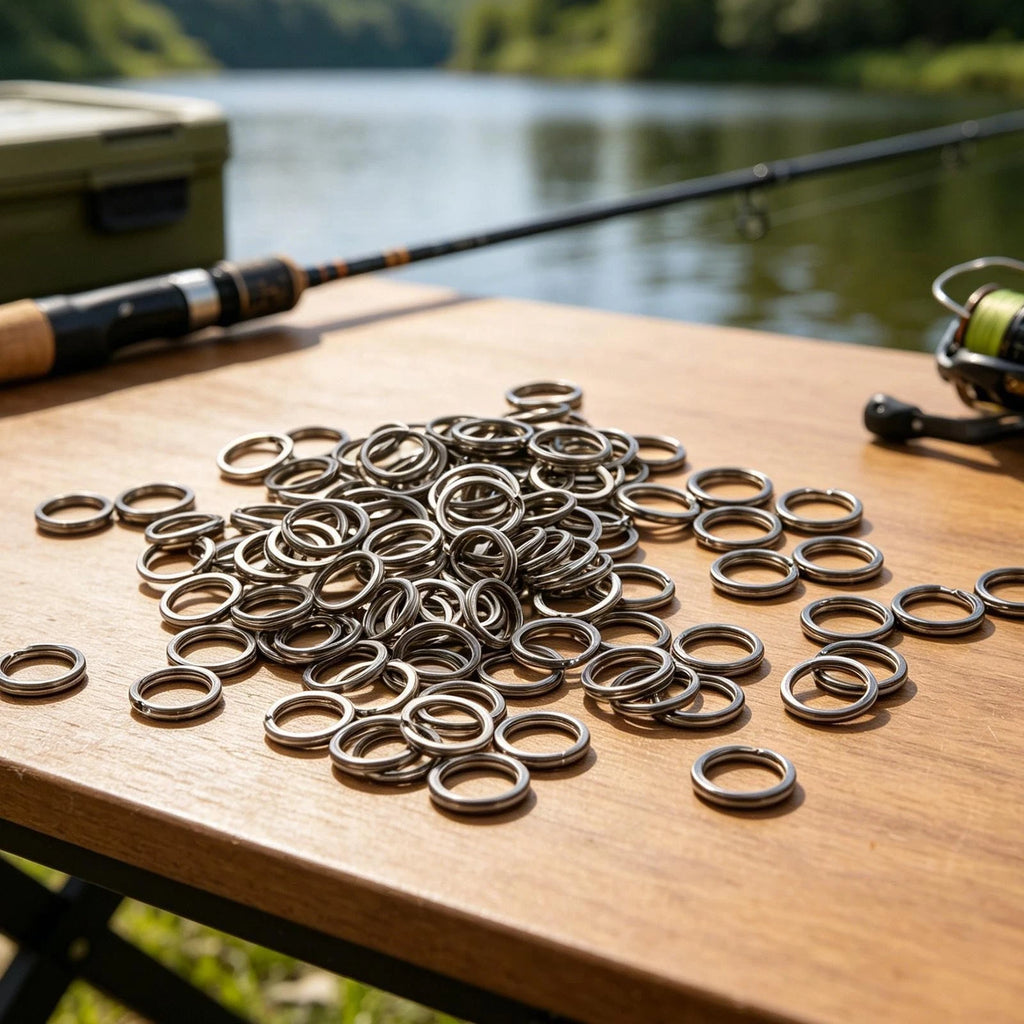 Fishing Connector Ring Set of 9 Stainless Steel