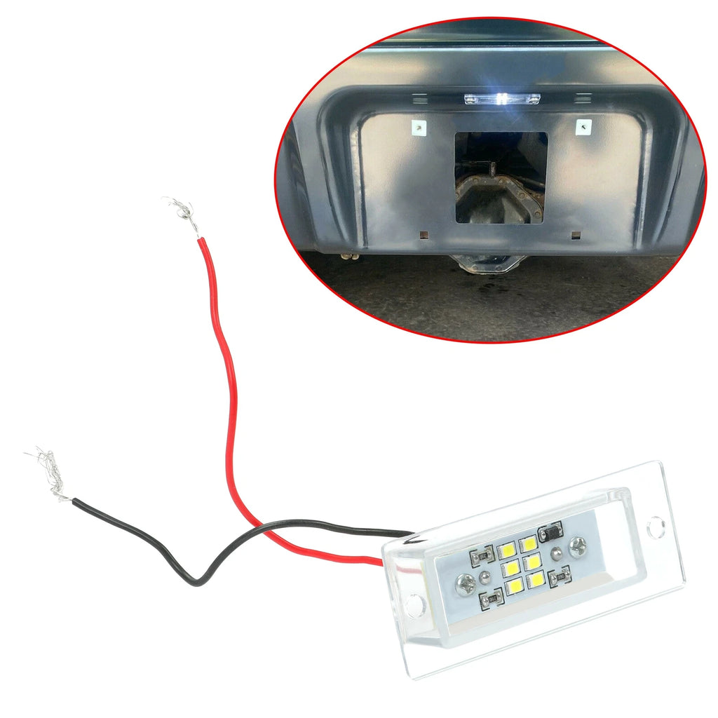 LED Rear Roll Pan License Plate Light for Silverado Sierra (2007–2018)