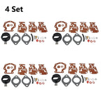 Set of 4 Carburetor Rebuild Kits for Johnson Evinrude 6-20 HP 0439073