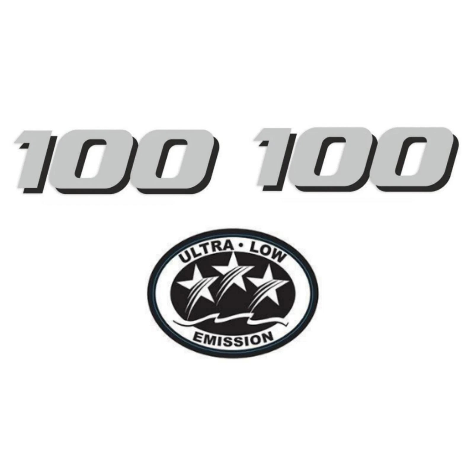 100 HP Horsepower Label Decal for Yamaha Outboard Engine Cover