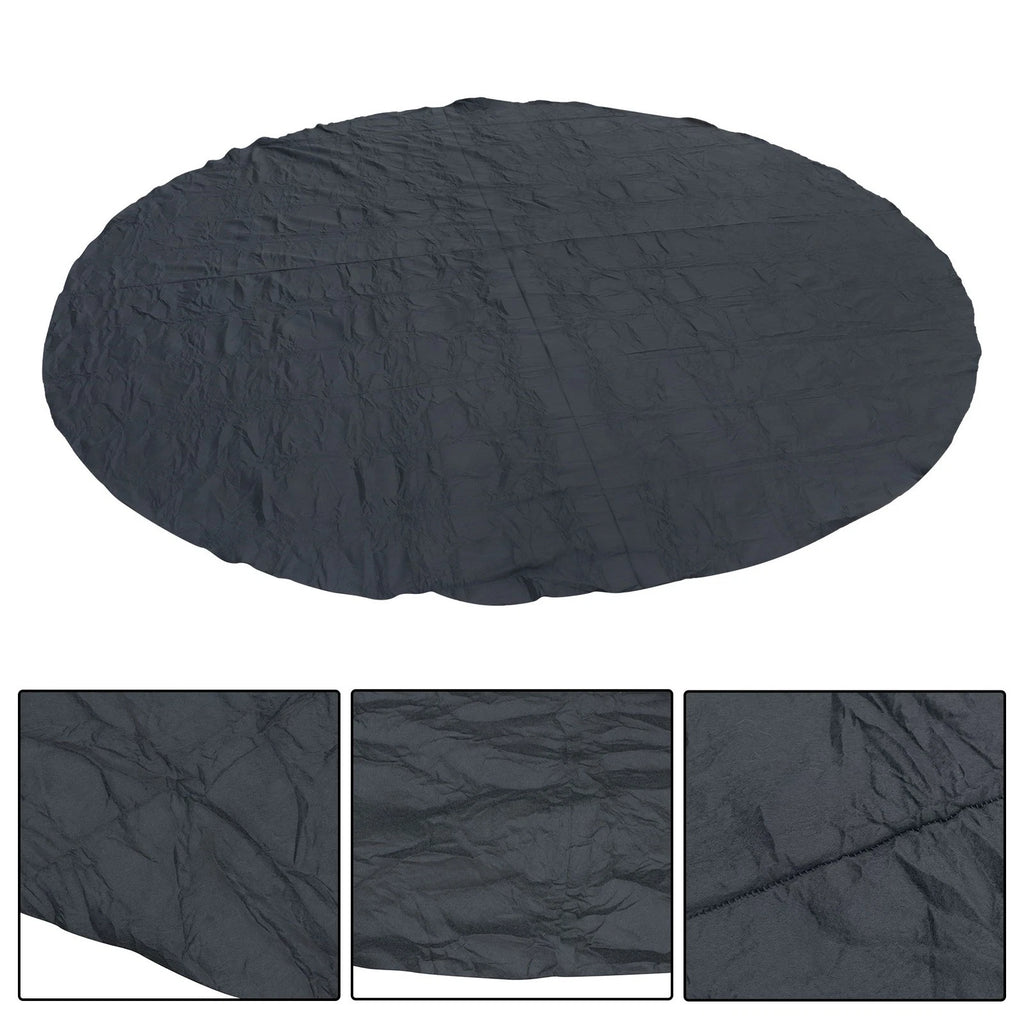 Pool Liner Pad for Above Ground Pools (12ft, Black)