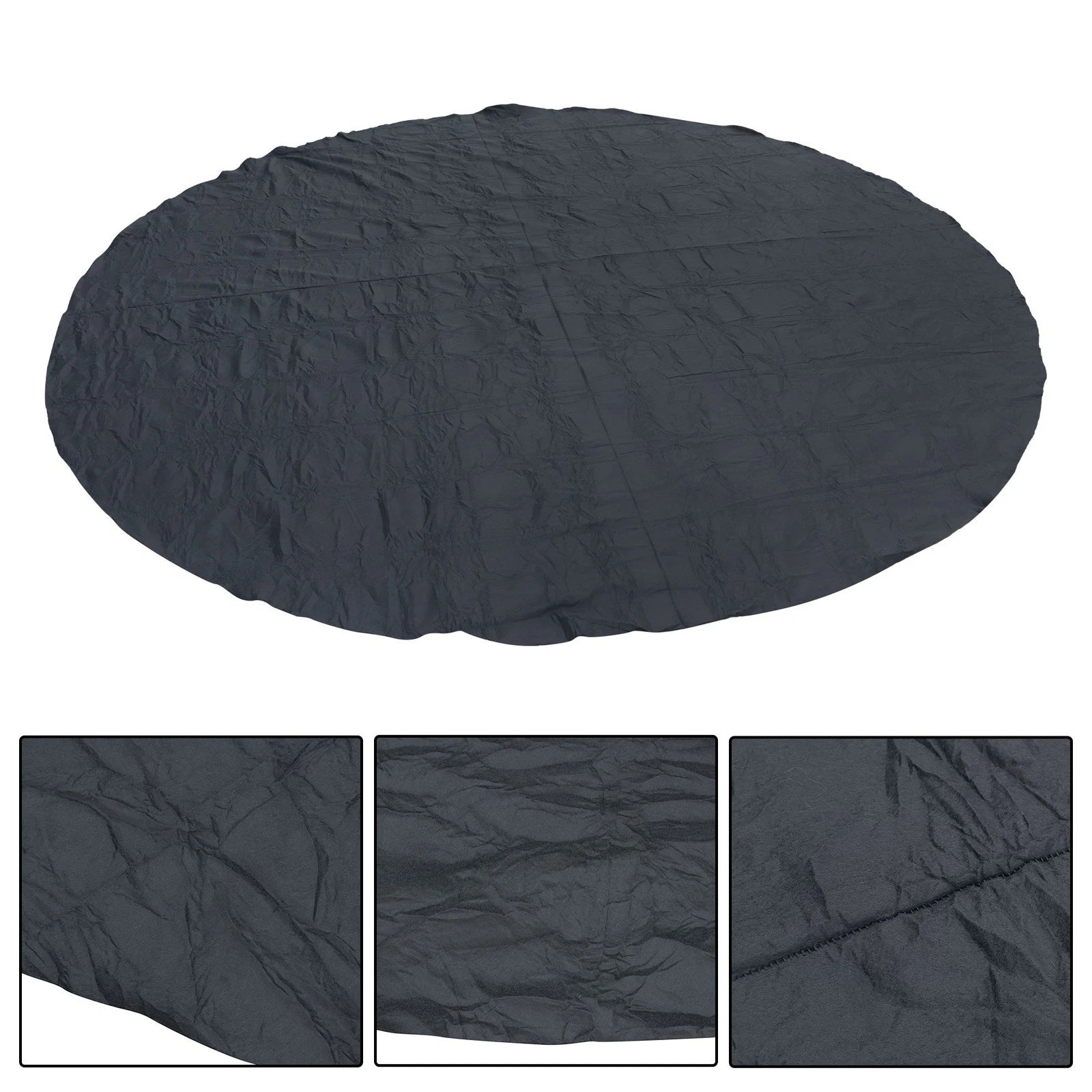 Pool Liner Pad for Above Ground Pools (12ft, Black)