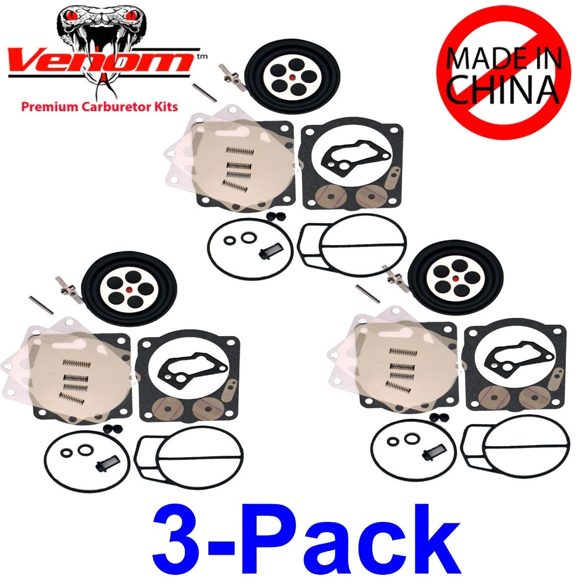 Carburetor Rebuild Kit for Yamaha GP1200R (2000–2003) - Mikuni 3X