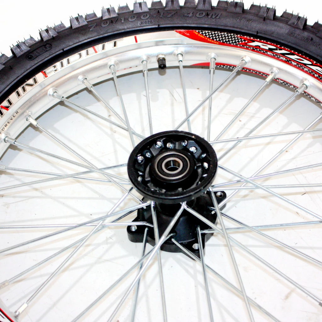 12mm Axle Front Wheel Rim Tire for PIT PRO Dirt Bike (70/100 - 17)