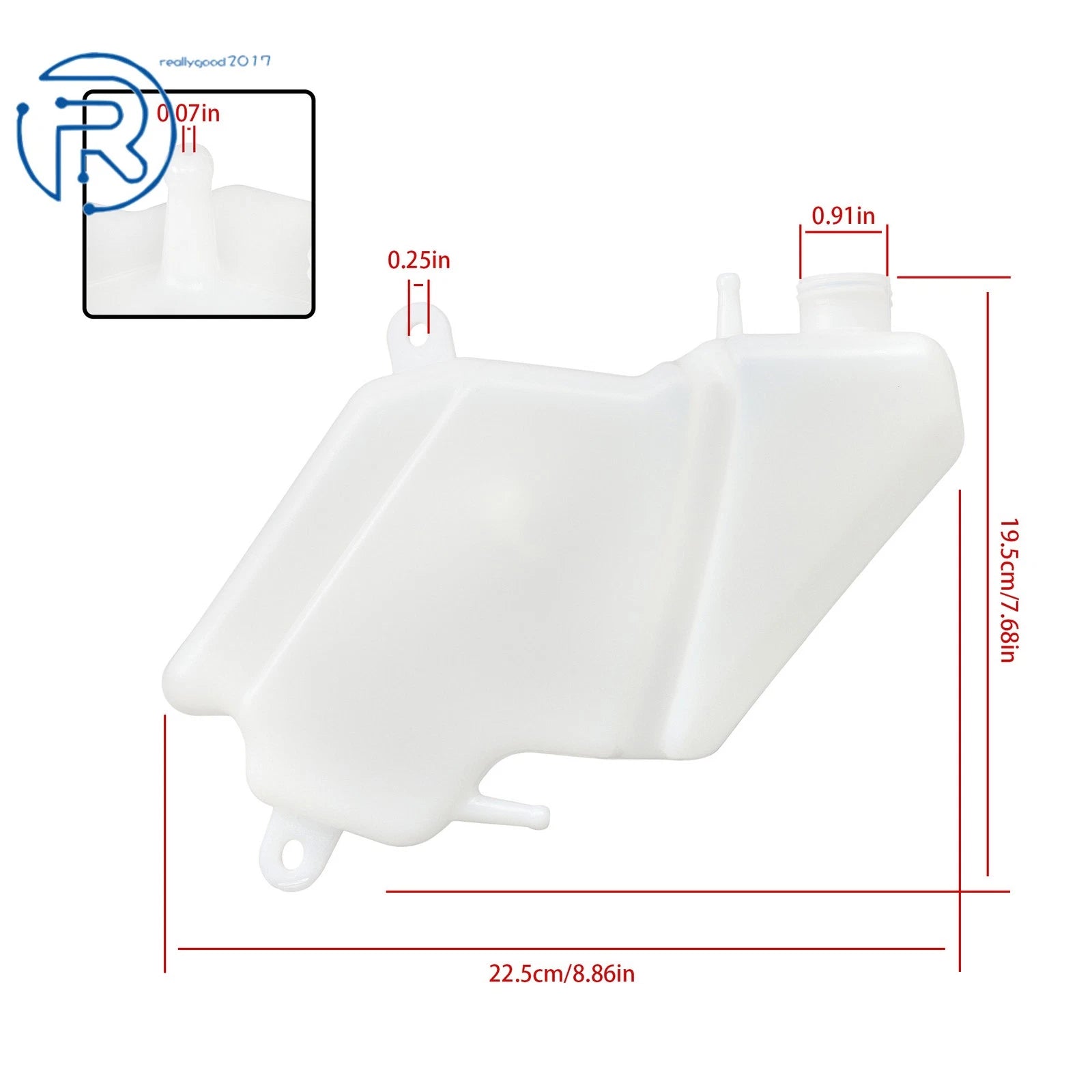 Coolant Water Tank Reservoir for Kawasaki Ninja 650 (2012–2016)