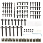 CNC Alloy Black Fairing Bolt Bodywork Screws Nuts for Kawasaki