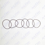 6Pcs Cylinder Head O-Ring for Johnson Evinrude 75-200HP (N/A) 505-55 0335523