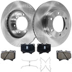 Front Brake Disc Rotors and Pads Kit for Toyota Tundra Sequoia (2001–2002)
