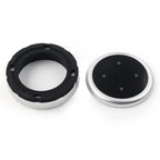 Media Knob Controller Wheel Cover for BMW X1 X3 X5 X6 (2011–2020) Black Silver