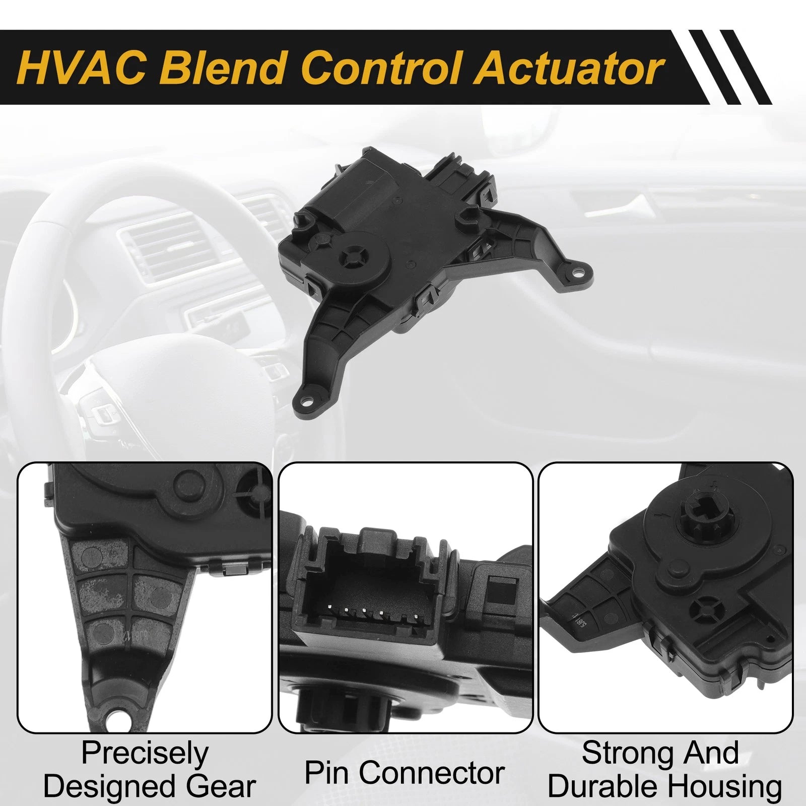HVAC Heater Blend Door Actuator for Buick LaCrosse (2017–2019) No. 23506182