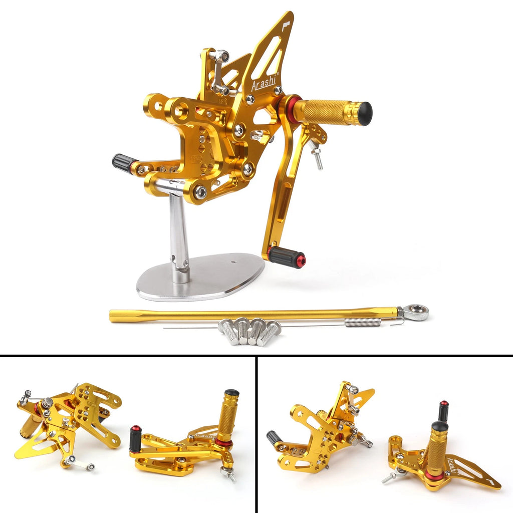Racing Rearsets Footpegs for Kawasaki Ninja ZX10R ZX1000 (2011–2015)