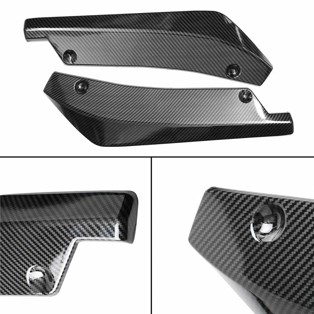 Carbon Fiber Rear Bumper Lip Diffuser for Universal Fit (2010–2023)
