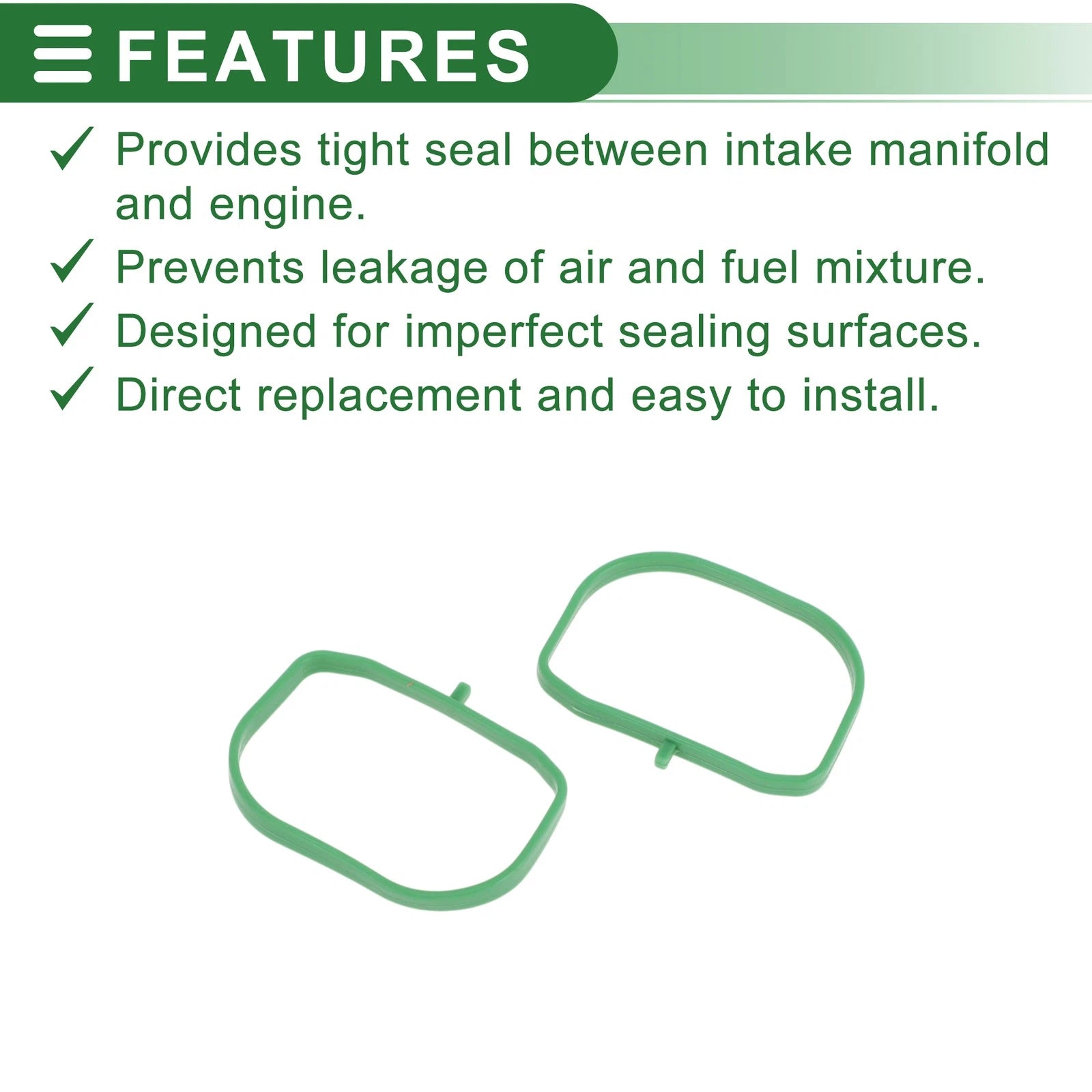 Set of 4 Engine Intake Manifold Gaskets for Ford Transit (2006–2014) No. 1S7G9441AE