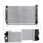 OE Aluminum Core Radiator DPI-738 for Chevy Celebrity/Buick Century (1982–1990)