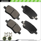 4X Front Ceramic Brake Pads for Chevrolet Sonic (2018–2020)