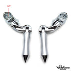 2.5" Chrome Foot Pegs for Harley Sportster Dyna Touring Soft