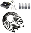 Ignition Wires & Spark Plugs Kit for Chevy K10 Suburban (1985)