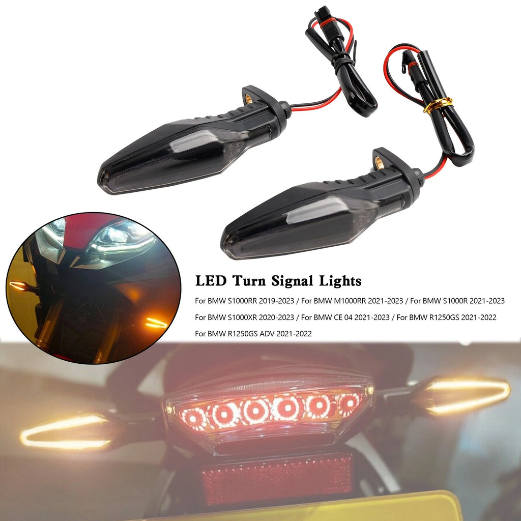 LED Turn Signal Lights for BMW S1000XR S1000R R1250GS ADV (2020–2023)