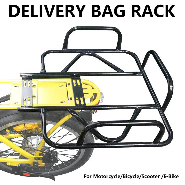 Delivery Bag Rack for Ebike Motorcycle (Metal)
