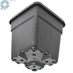 Set of 5 Plastic 10 Gallon Square Nursery Pots for Plant Growing