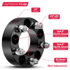 4X 1.5 Inch Wheel Spacers 5x4.5 5x114.3 for Jeep Wrangler (1987–1990)