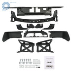 Complete Black Steel Rear Step Bumper for Toyota Tundra (2014–2021)