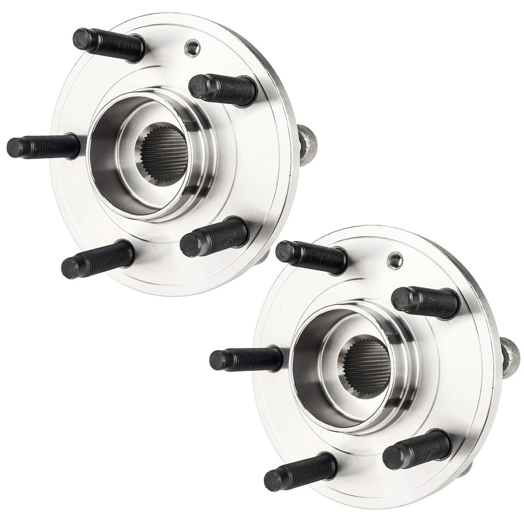 Front and Rear Wheel Hub and Bearing Assembly 2PC for Ford Explorer (2011–2019)