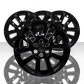 for 2018-2023 Chevrolet Traverse 18" Black Wheel Skins Hub Caps Full Rim Covers