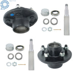 3500 lbs Axle #84 Spindle 5 on 4.5" Trailer Hub w/Bearing Kit (Square)