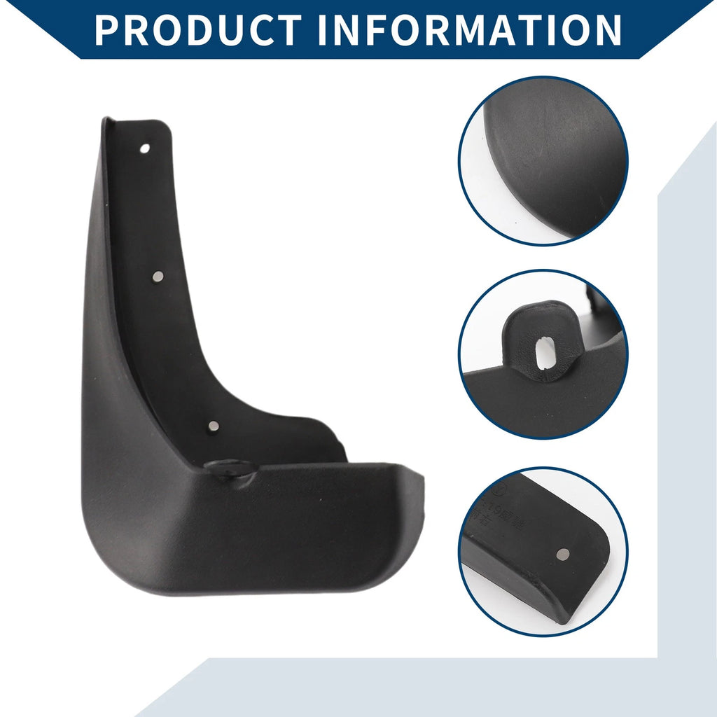 Set of 4 Mud Flaps Splash Guards for Toyota Vios (2019–2022)