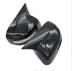 Rear View Mirror Cover Caps for 2012-2015 Honda Civic ABS Plastic